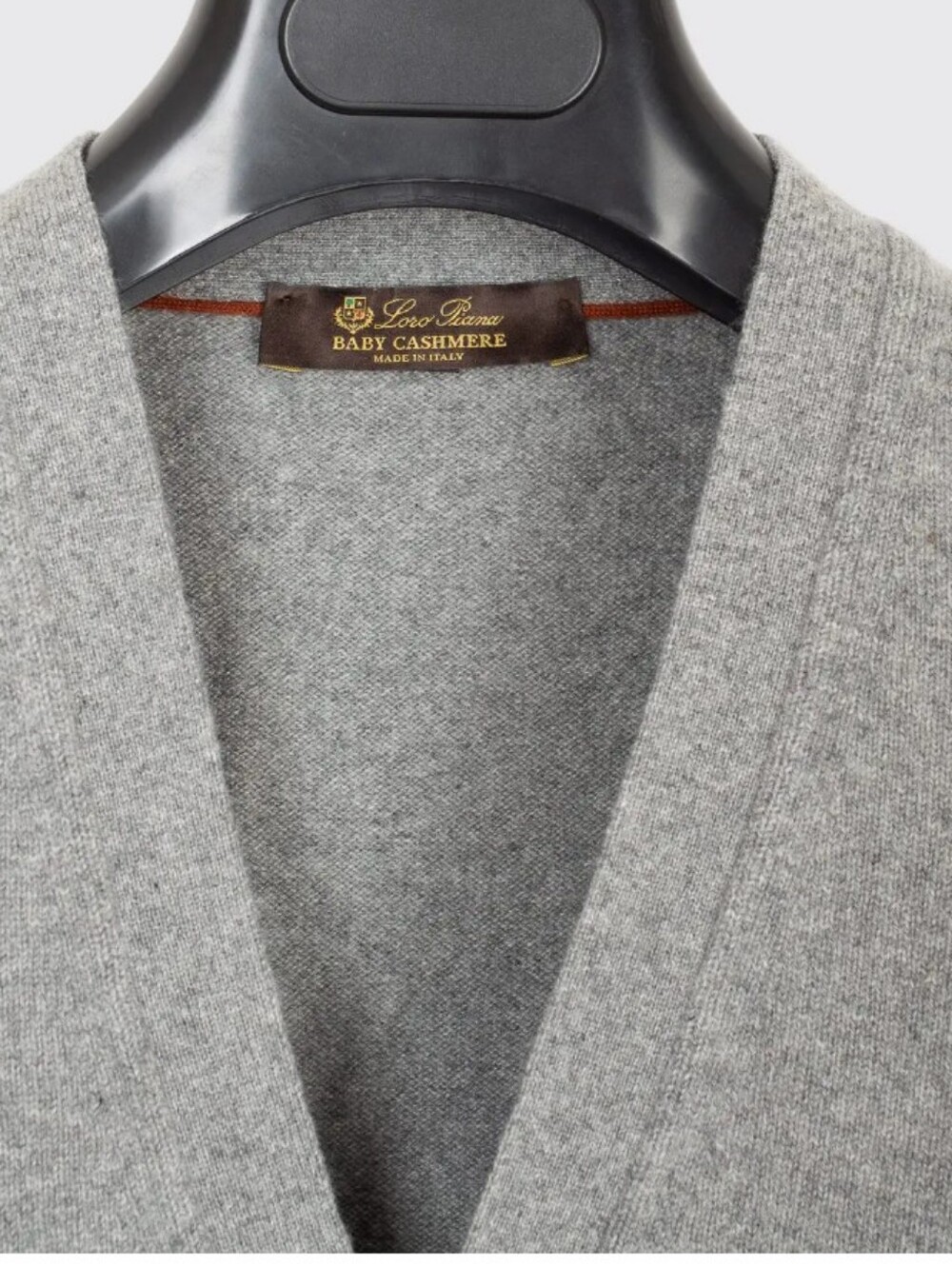 Loro Piana Baby Cashmere Gray Men's Sleeveless Button Vest Large